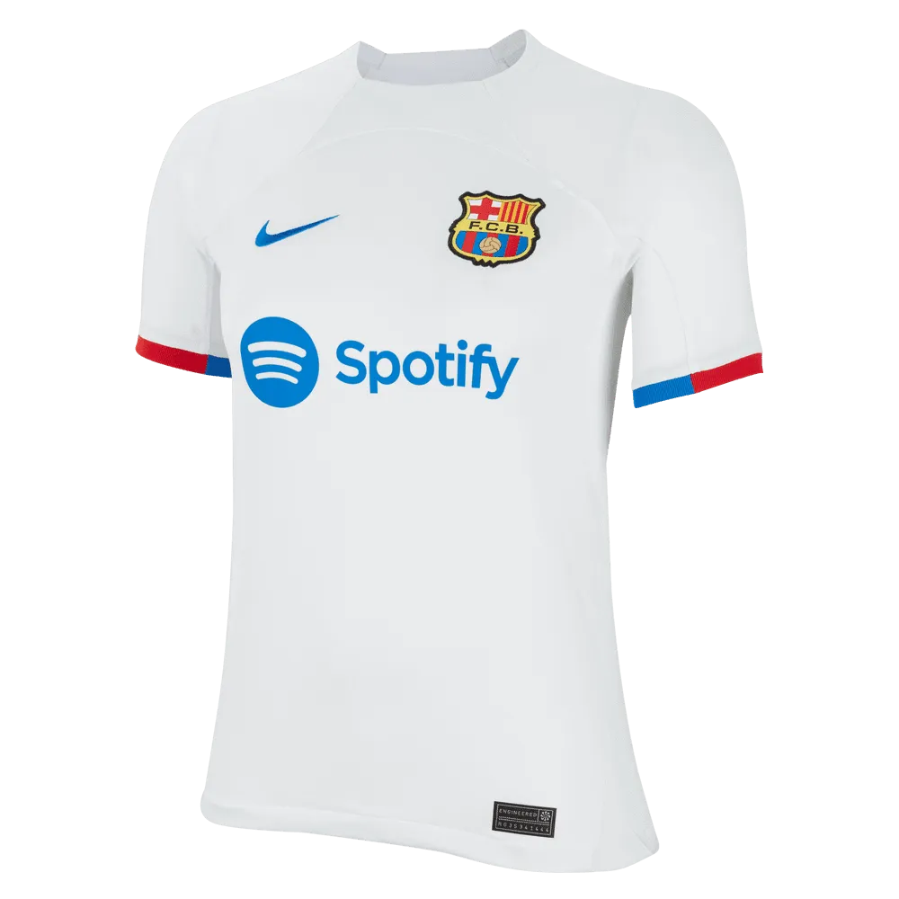 Nike 2023-24 Barcelona Youth Stadium Away Jersey (Front)