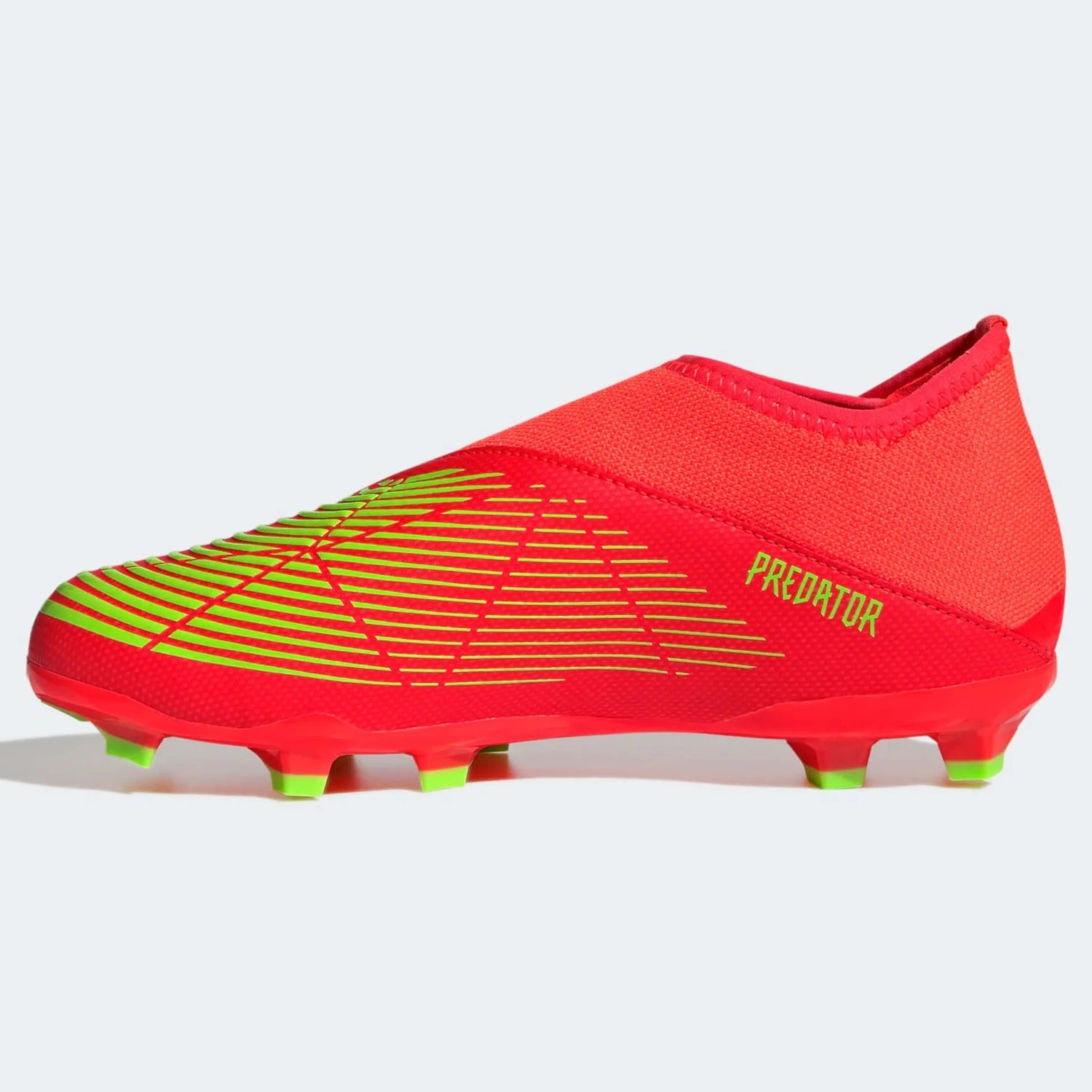 adidas JR Predator Edge .3 Laceless FG - Solar Red-Solar Green (Side 2)