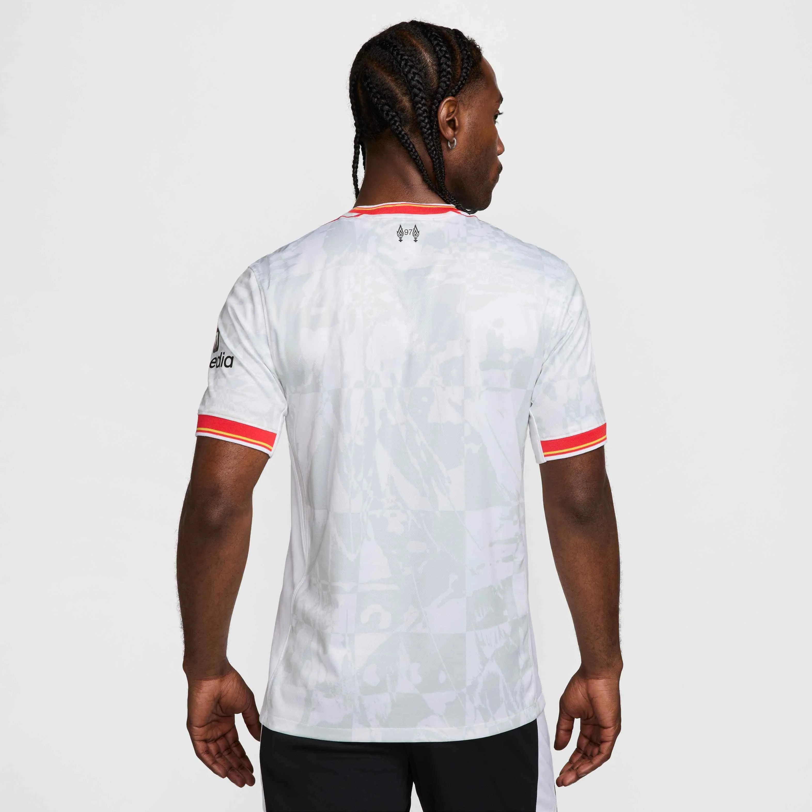 Nike 2024-25 Liverpool Men's Stadium Third Jersey (Model - Back)