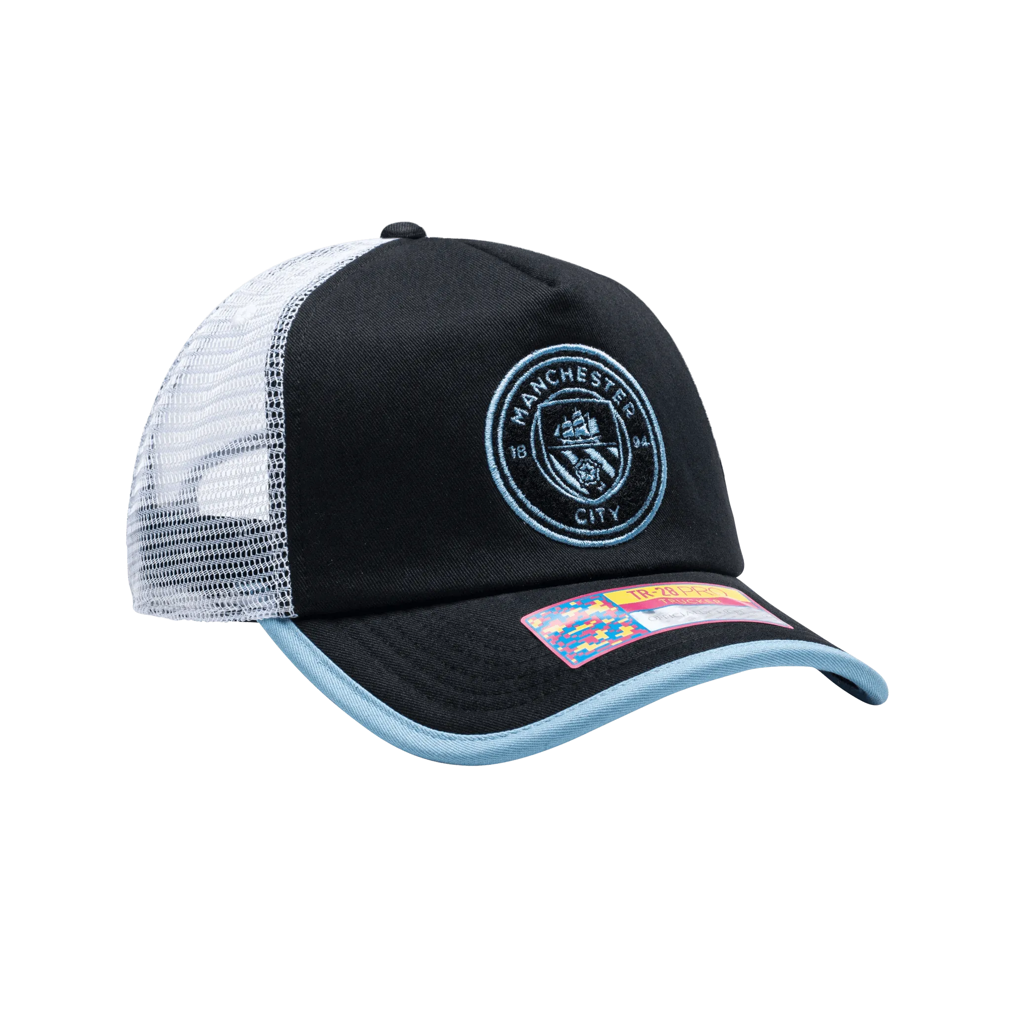 FI Collection Manchester City One8th Strike Trucker Hat (Lateral - Side 2)