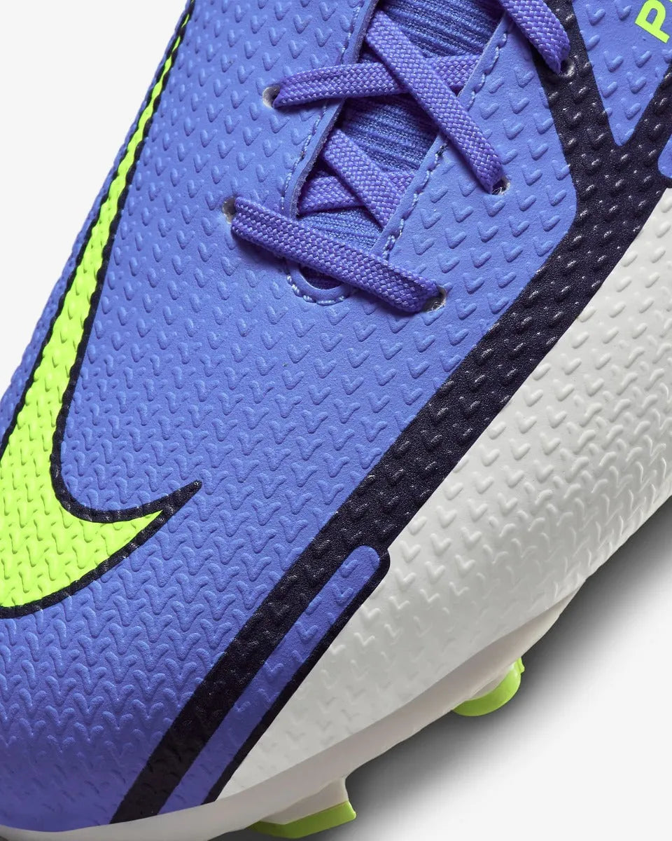 Nike JR Phantom GT2 Academy DF FG-MG - Sapphire-Volt-Grey (Detail 2)