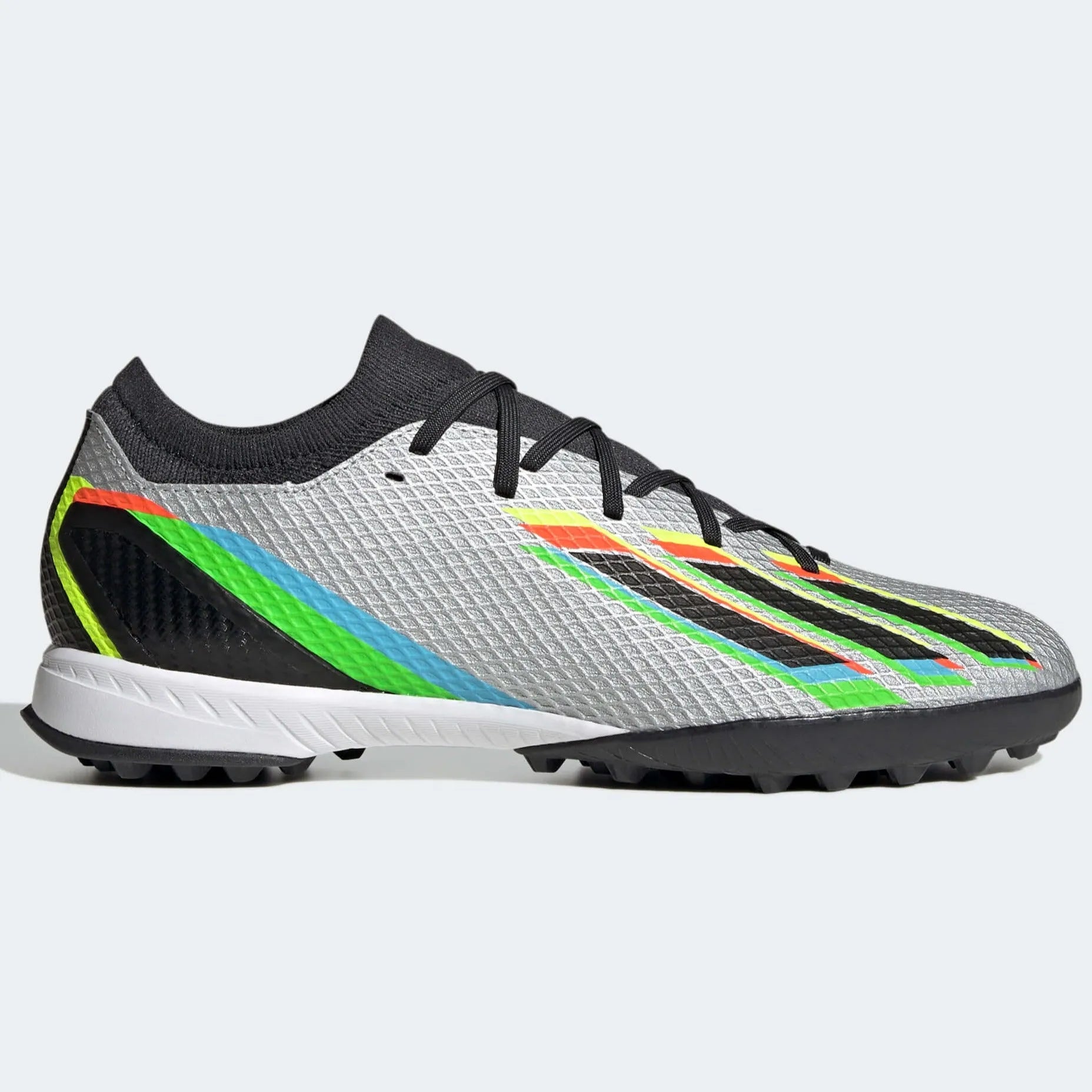 adidas X Speedportal.3 Turf - Silver-Black-Yellow (Side 1)