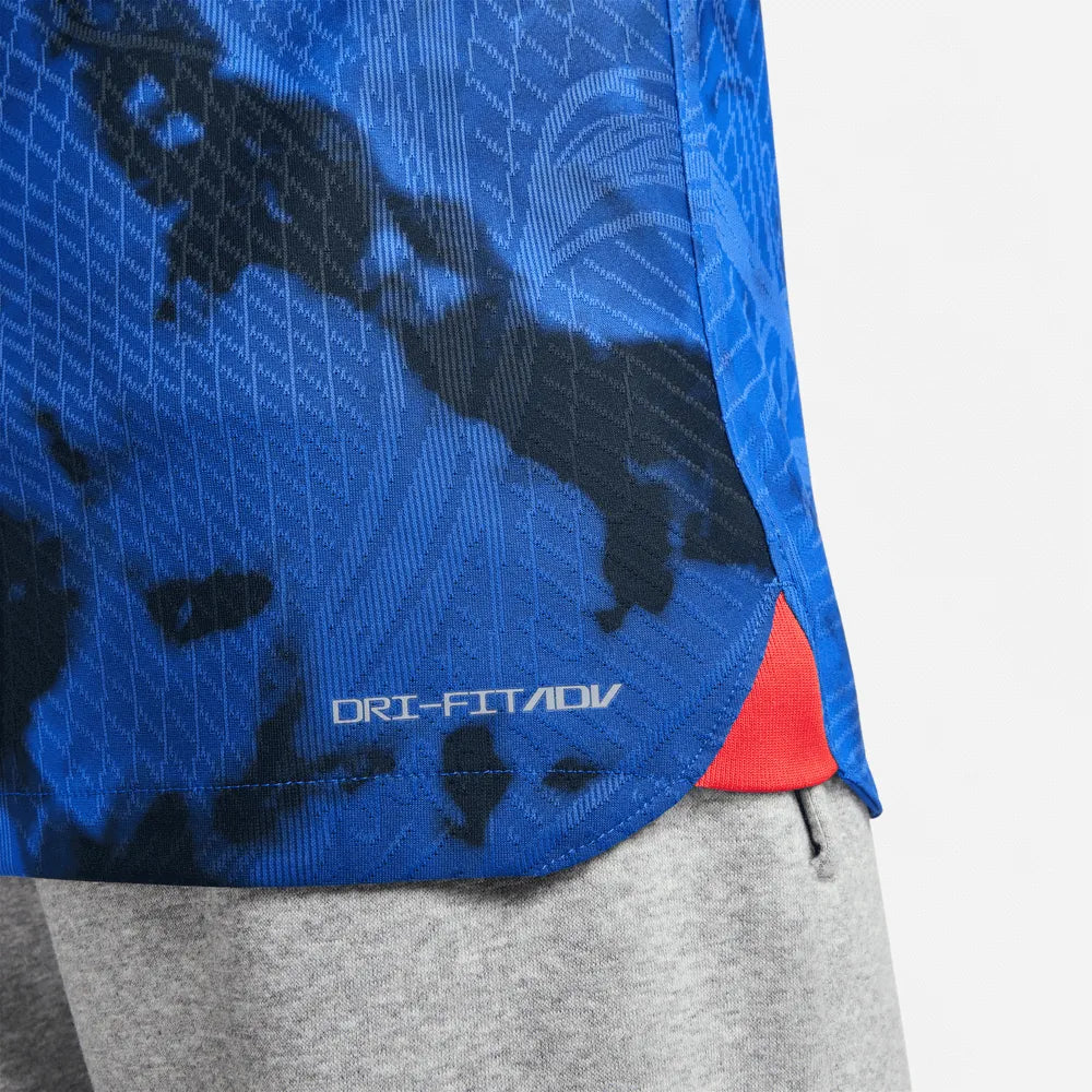 Nike 2022-23 USA Away Vapor Match Authentic Jersey Bright Blue (Detail 4)