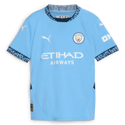 Puma 2024-25 Manchester City Youth Stadium Home Jersey (Front)