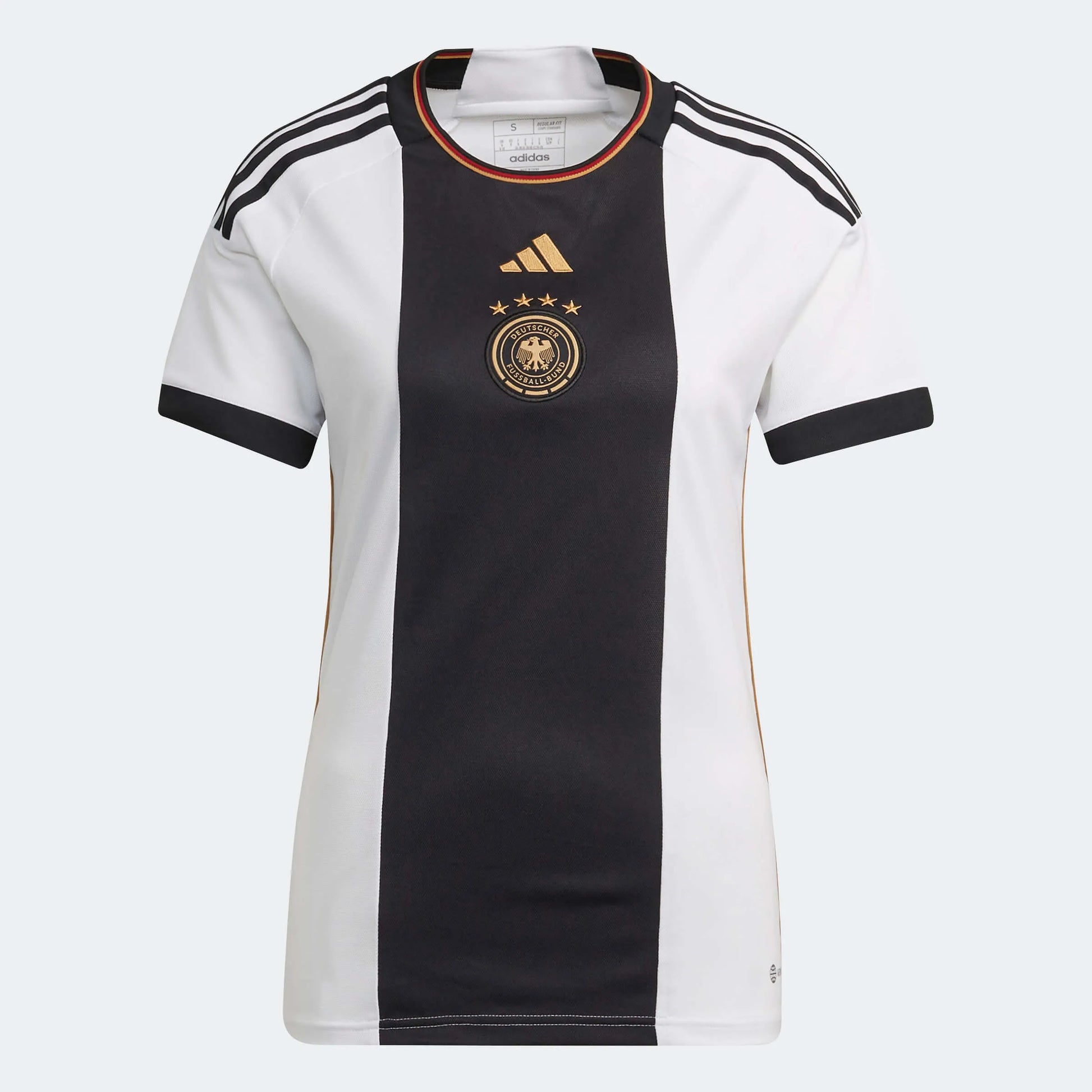 Adidas 2022-23 Germany Womens Home Jersey White-Black (Front)