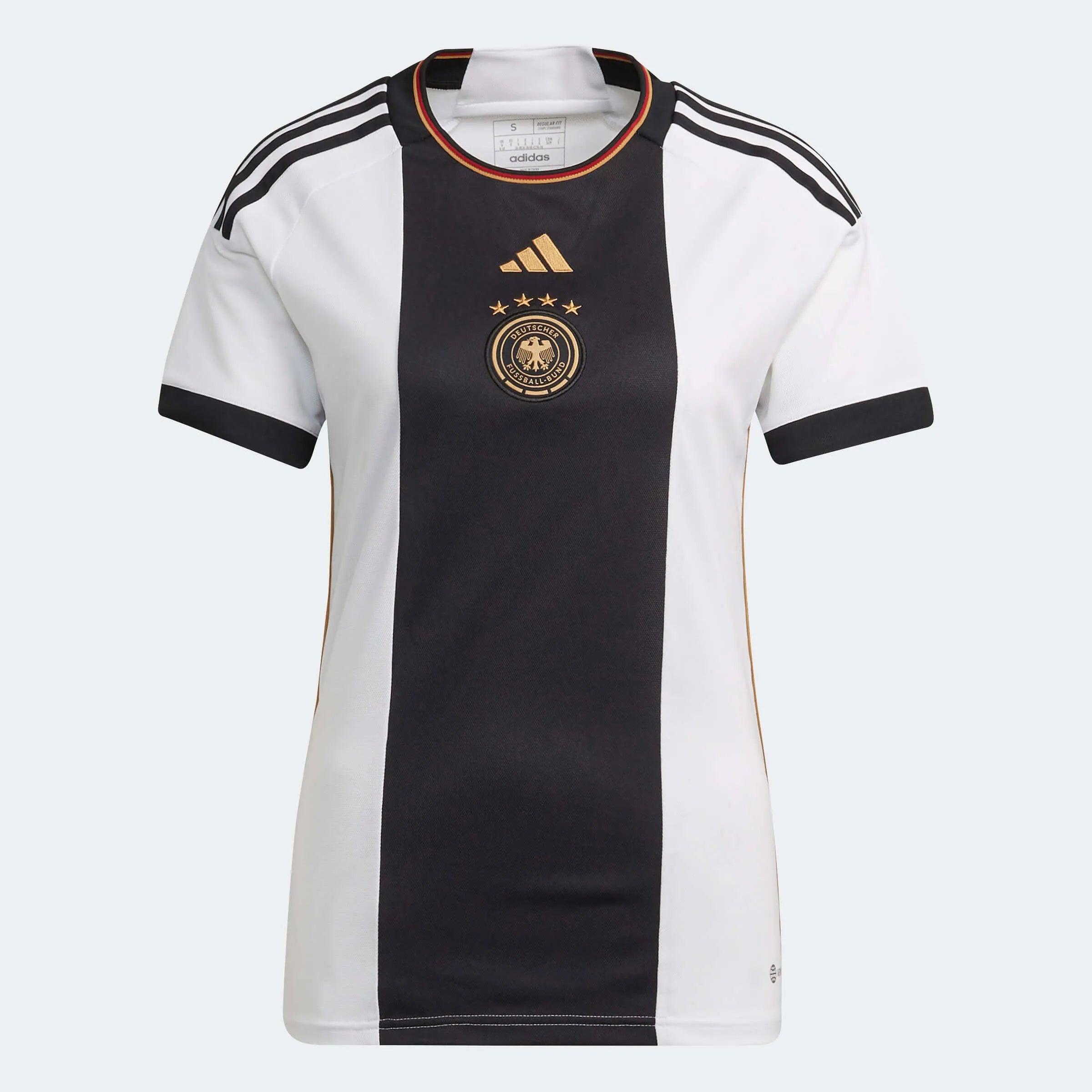 Adidas 2022-23 Germany Womens Home Jersey White-Black (Front)