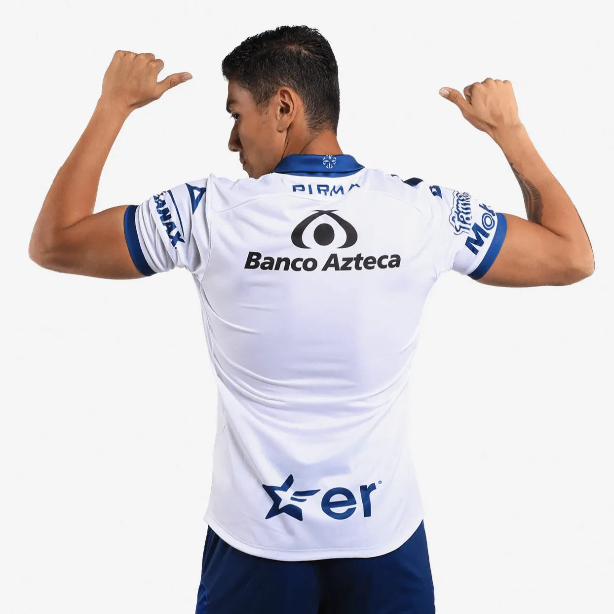 Pirma 2023-24 Puebla Stadium Home Jersey (Model - Back)