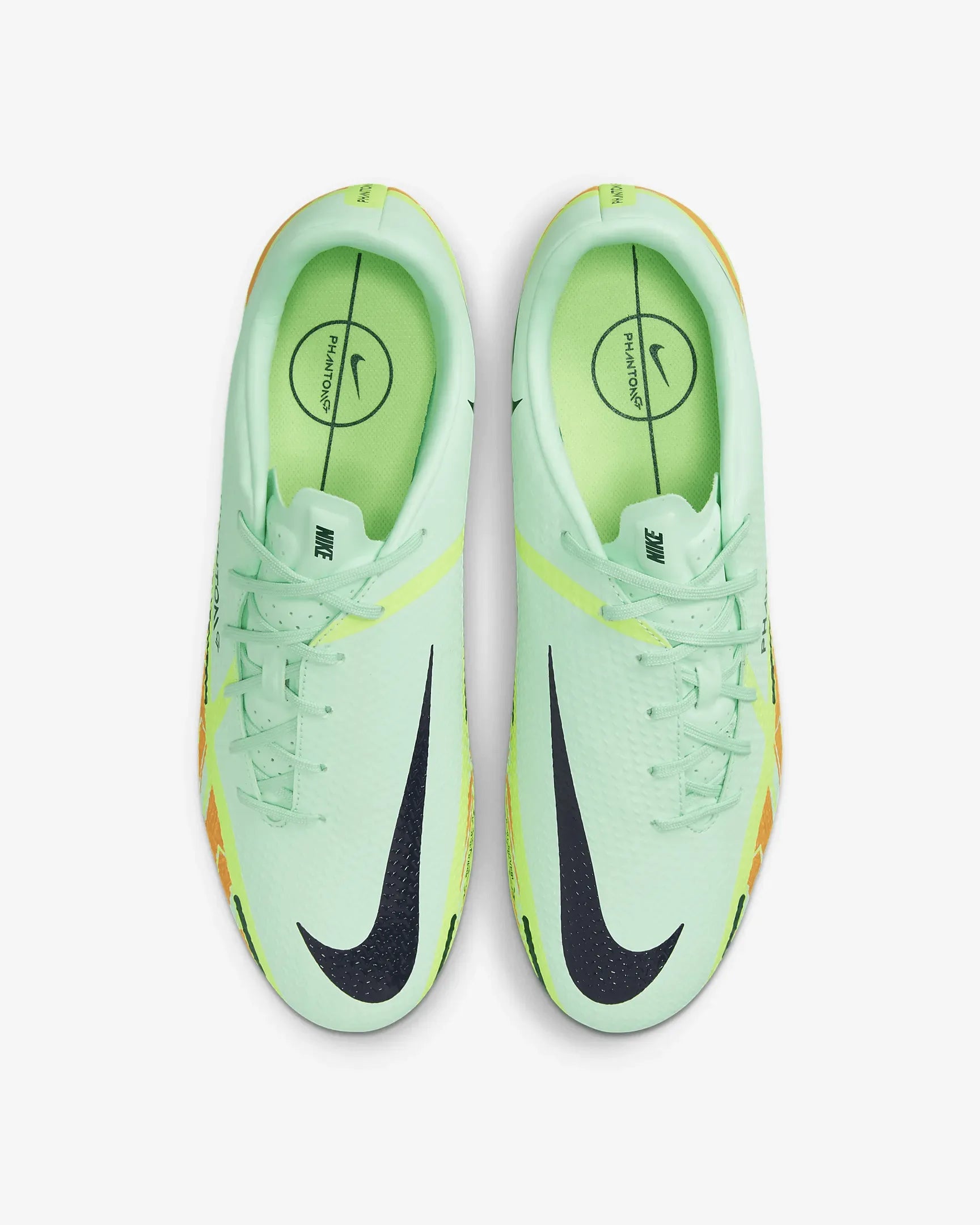 Nike Phantom GT2 Academy FG-MG - Mint-Blackened Blue (Pair - Top)