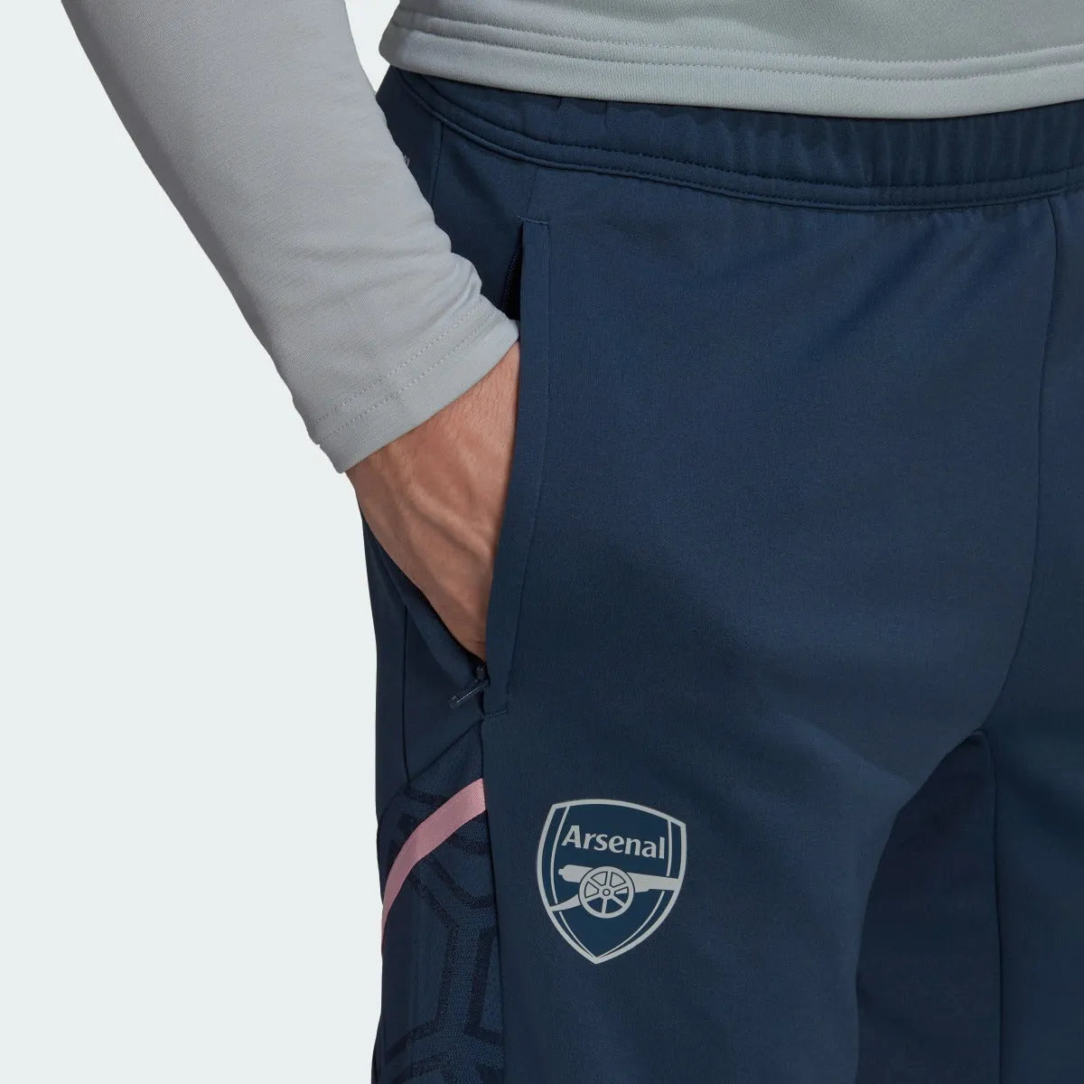 adidas 2022-23 Arsenal Training Pants - Navy (Detail 1)