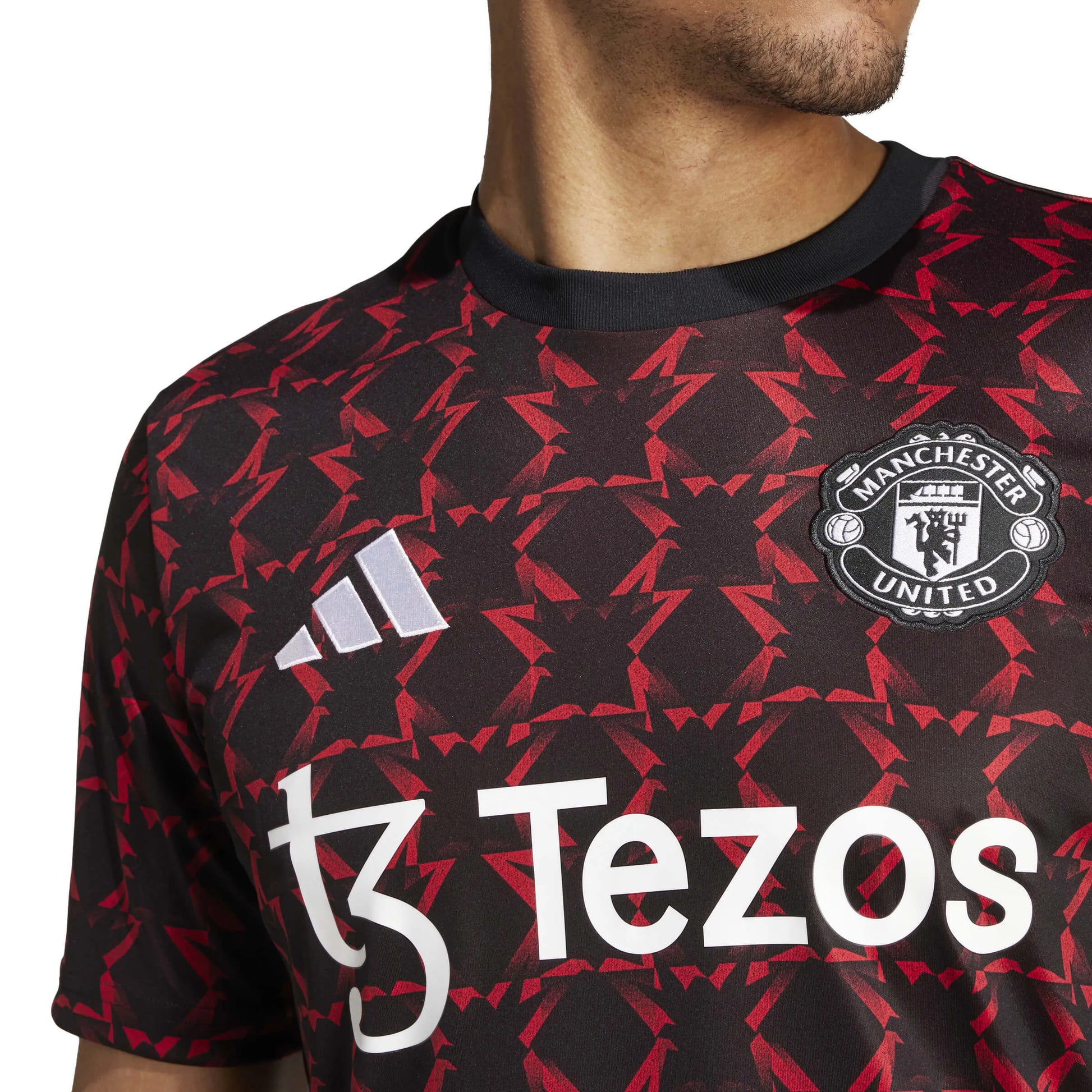 adidas 2024-25 Manchester United Men's Pre-Match Jersey (Detail 1)