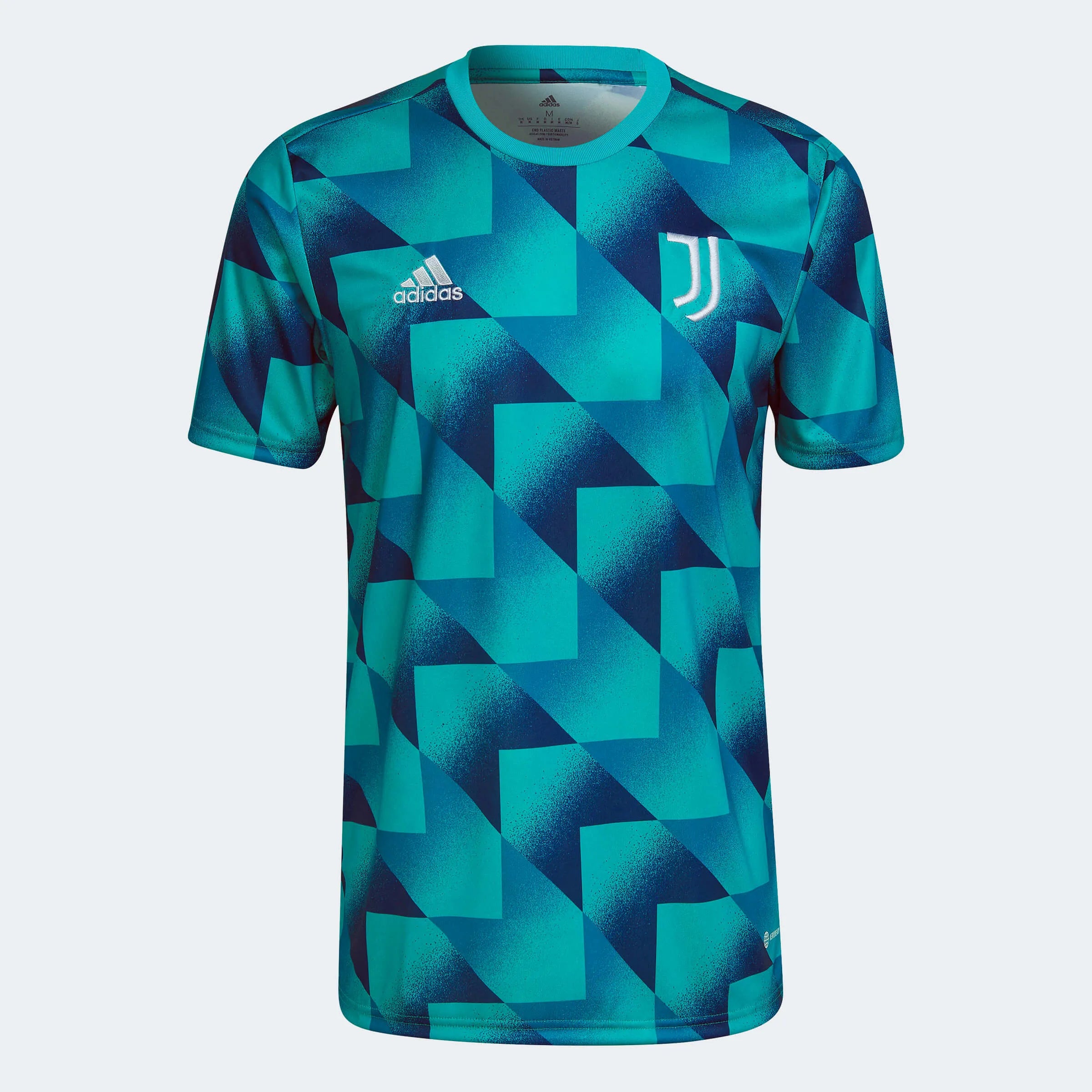 adidas 2022-23 Juventus Pre-Match Jersey - Aqua-Teal-Navy (Front)
