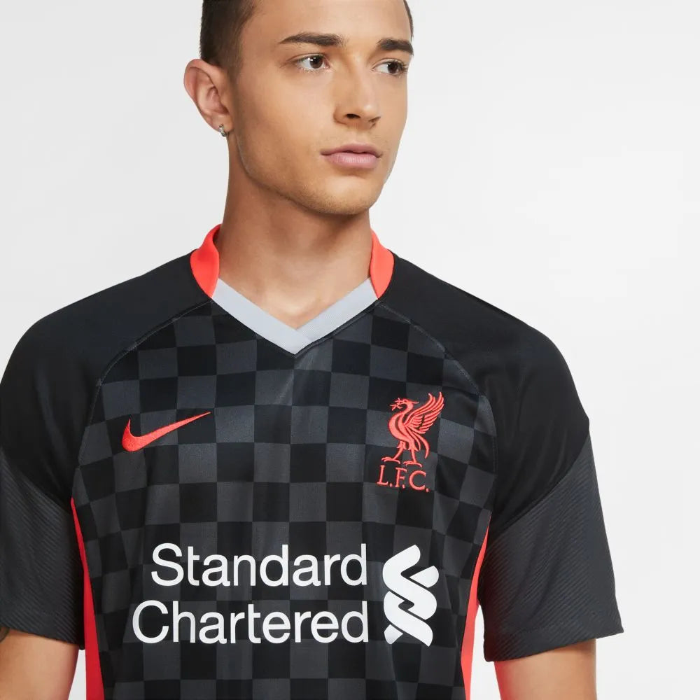 Nike 2020-21 Liverpool Third Jersey - Anthracite-Crimson