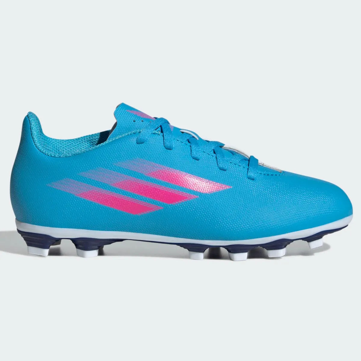 Adidas Kids X Speedflow .4 FxG - Sky Rush-Shock Pink (Side 1)