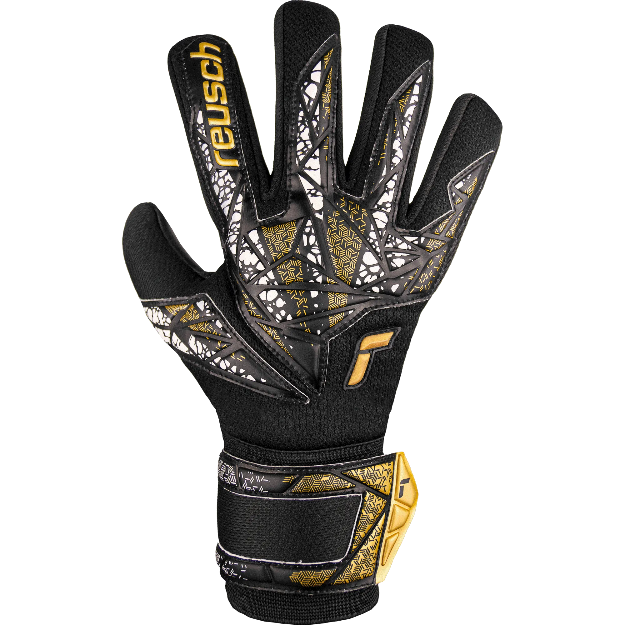 Reusch JR Attrakt Silver NC FS Goalkeeper Gloves (Single - Outer)