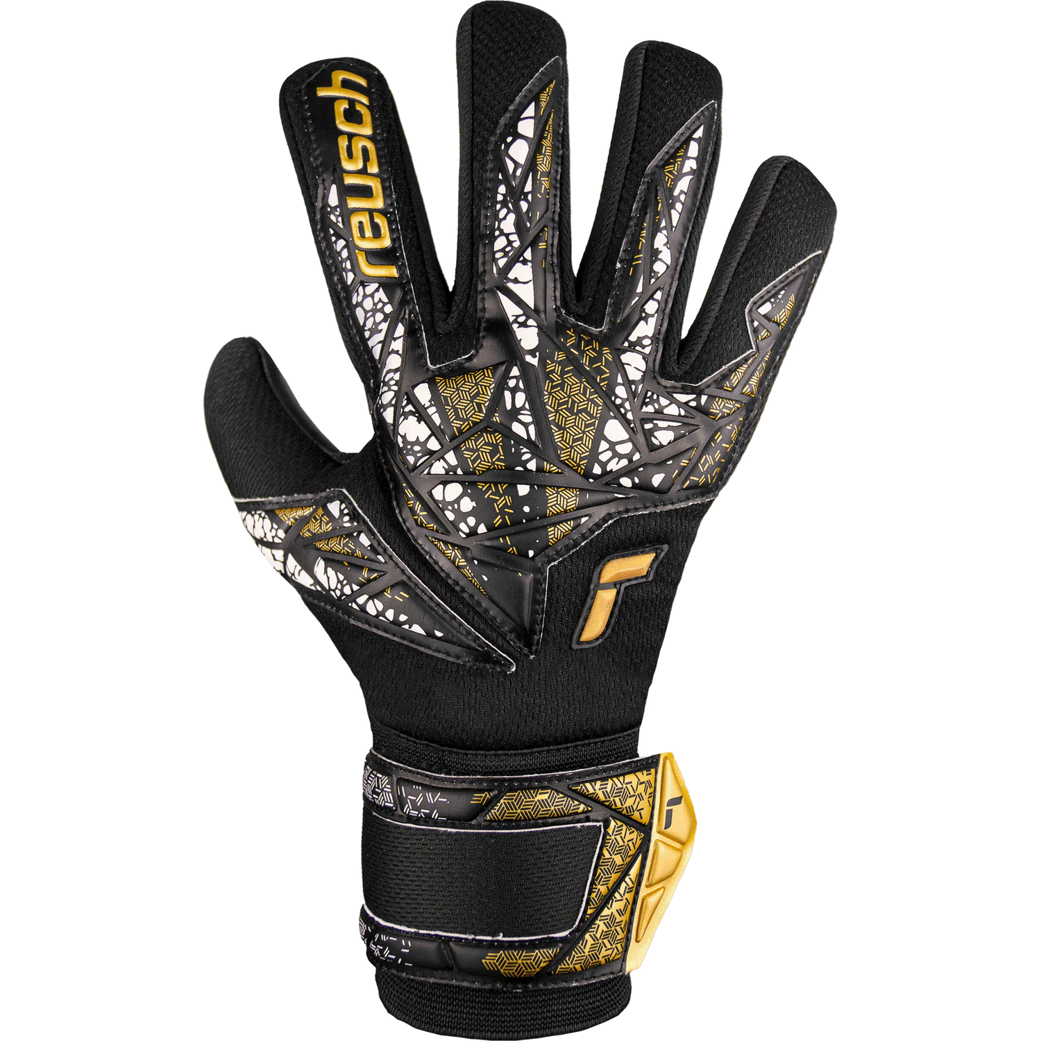 Reusch JR Attrakt Silver NC FS Goalkeeper Gloves (Single - Outer)