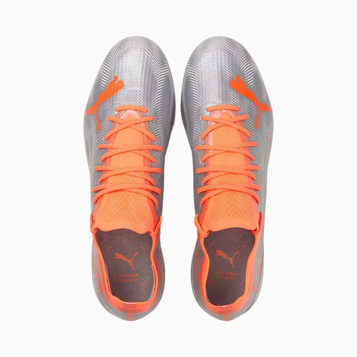 Puma Ultra 1.4 FG-AG - Silver-Neon Citrus (Pair - Top)