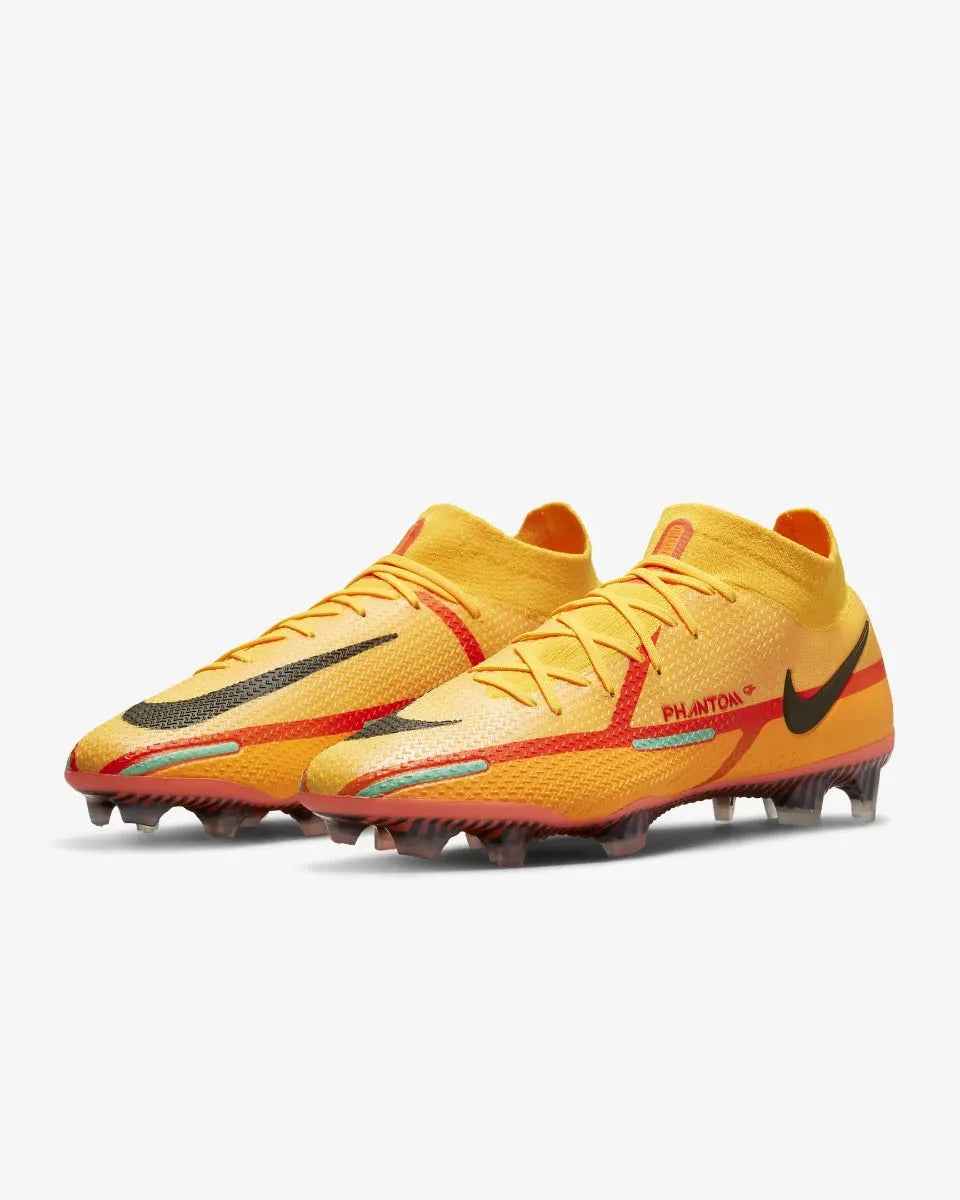 Nike Phantom GT2 Elite DF FG - Laser Orange-Black (Pair - Diagonal)