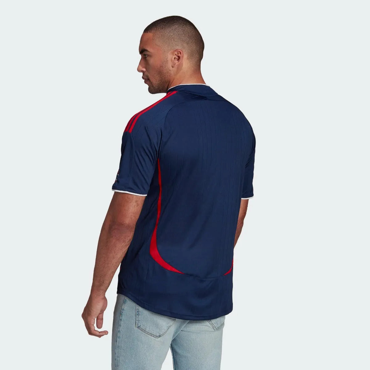 Adidas 2022 Bayern Munich Teamgeist Jersey - Night Indigo (Model - Back)