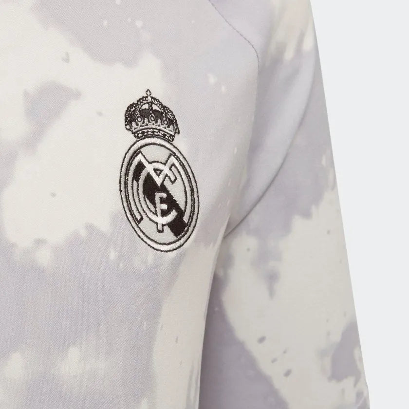 adidas 2019-20 Real Madrid YOUTH Pre-Match Jersey - Grey-White