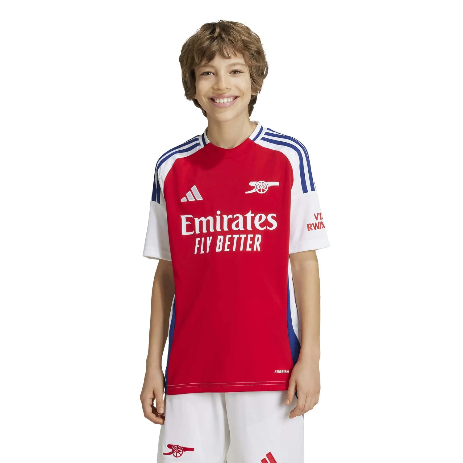 adidas 2024-25 Arsenal Youth Stadium Home Jersey (Model - Front)