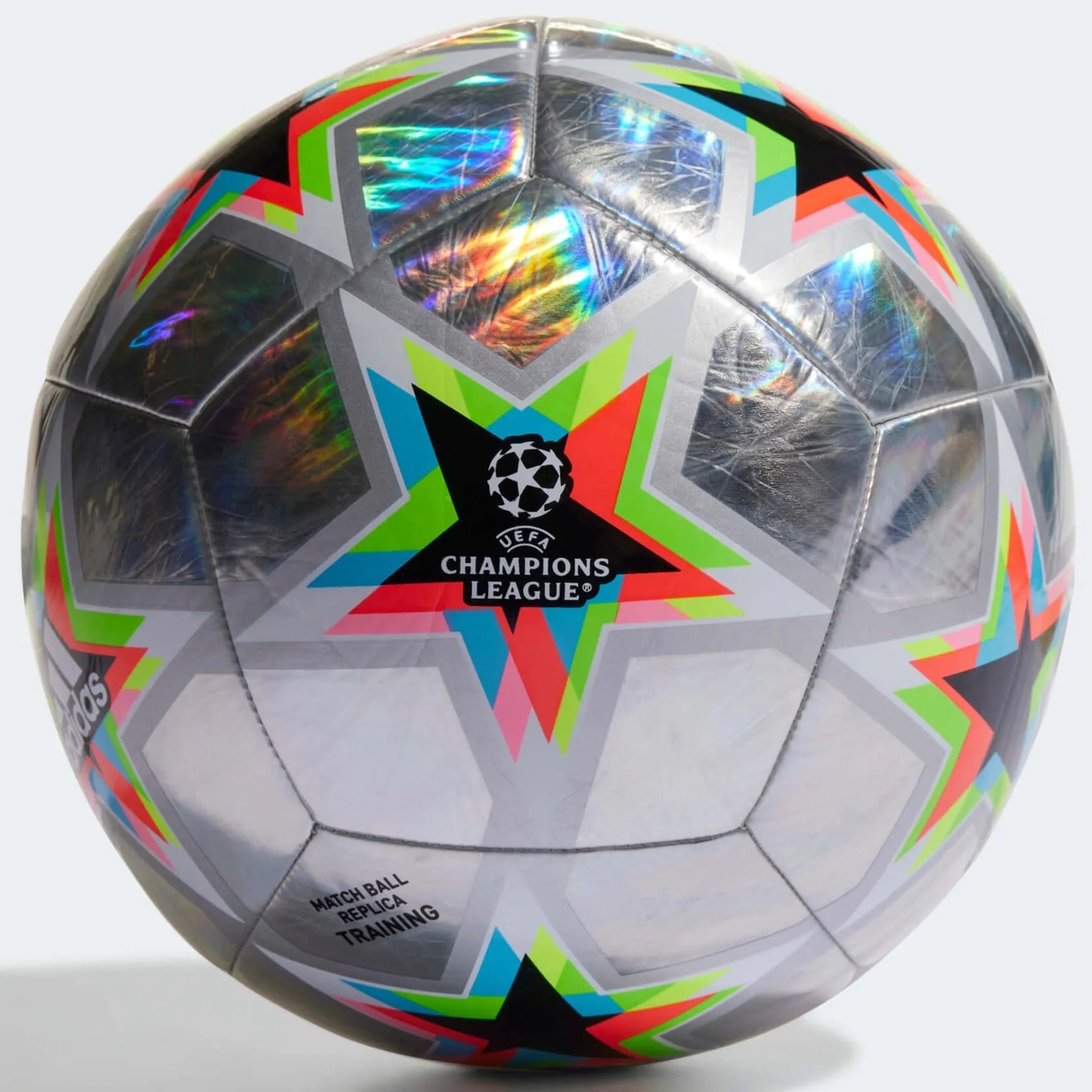 adidas UCL Training Hologrom St Petersburg Ball Multi Color-Bright Cyan (Back)