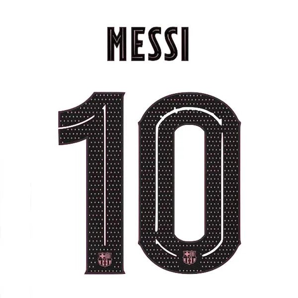 Barcelona 2020/21 Third Messi #10 Youth Jersey Name Set