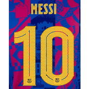 Barcelona 2021-22 Third Messi #10 Jersey Name Set