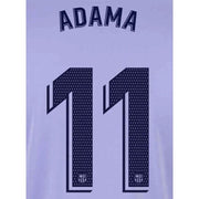 Barcelona 2021/22 Away Adama #11 Jersey Name Set