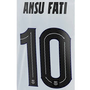 Barcelona 2022-23 Third Ansu Fati #10 Youth Jersey Name Set