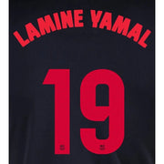 Barcelona 2024_25 Away LAMINE YAMAL #19 Official Name Set (Back)