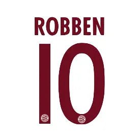 Bayern Munich 2016/17 Third Robben #10 Jersey Name Set
