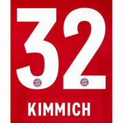 Bayern Munich 2019/21 Home Kimmich #32 Jersey Name Set