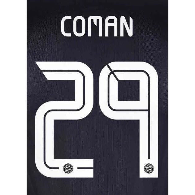 Bayern Munich 2020/21 Third Coman #29 Jersey Name Set