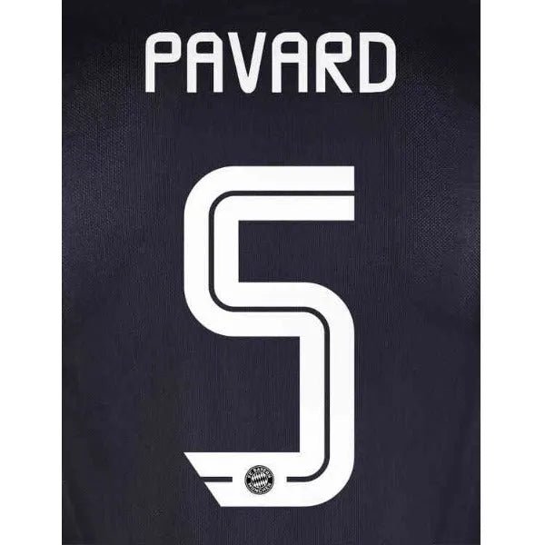 Bayern Munich 2020/21 Third Pavard #5 Jersey Name Set