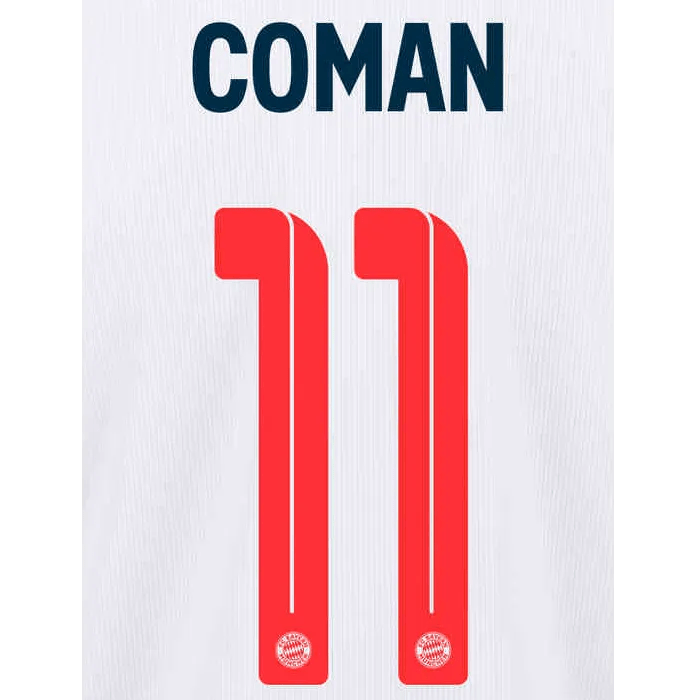 Bayern Munich 2021/22 Third Coman #11 Jersey Name Set
