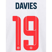 Bayern Munich 2021/22 Third Davies #19 Jersey Name Set