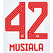 Bayern Munich 2023/24 Home Musiala #42 Jersey Name Set