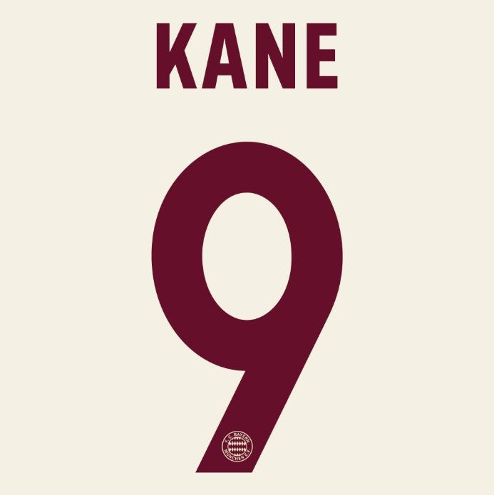 Bayern Munich 2024/25 Third KANE #9 Youth Official Name Set (CL Version)