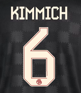 Bayern Munich 2025/26 Third KIMMICH #6 Official Name Set (CL Version)