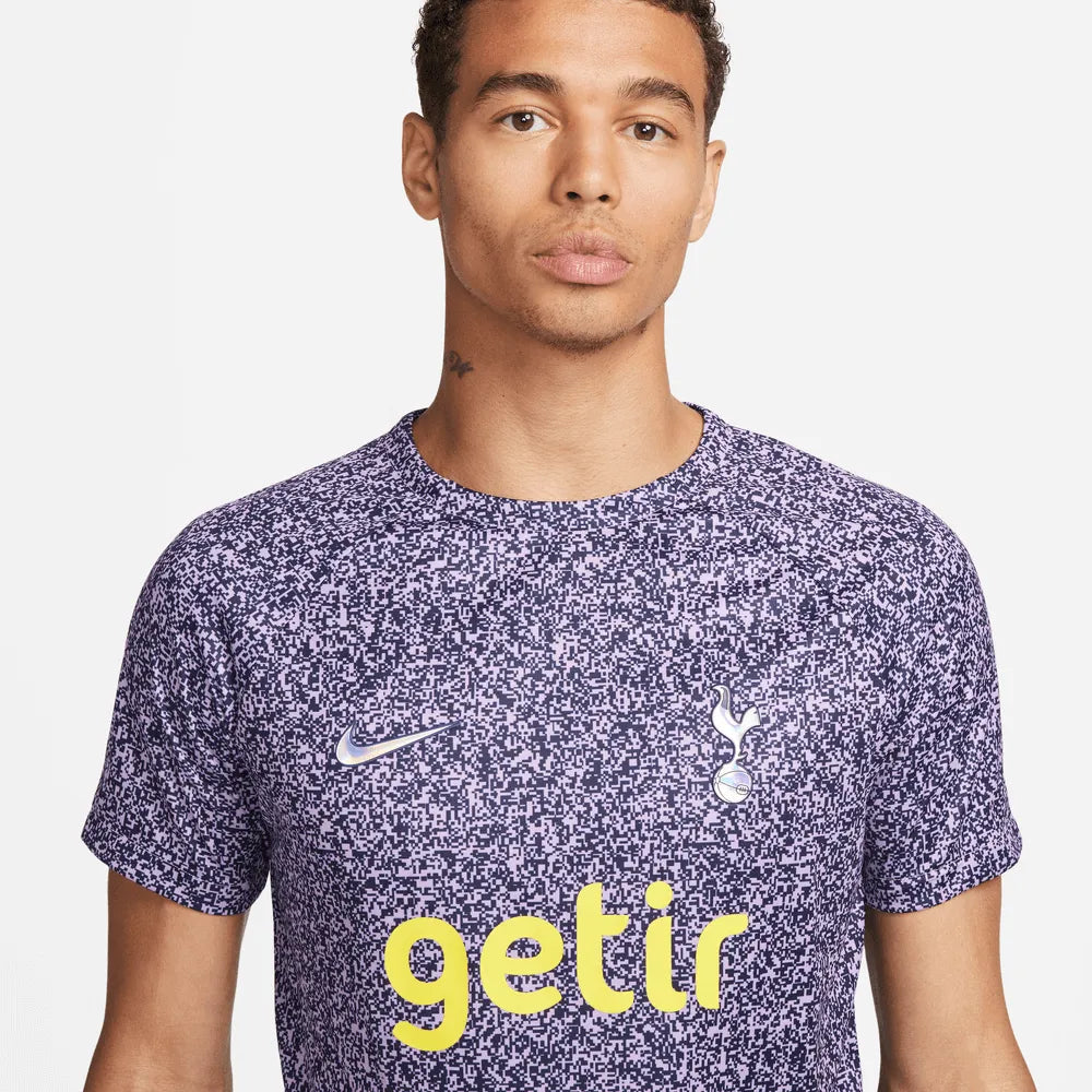 Nike 2023-24 Tottenham Pre-Match Jersey - Black-Light Purple (Detail 1)