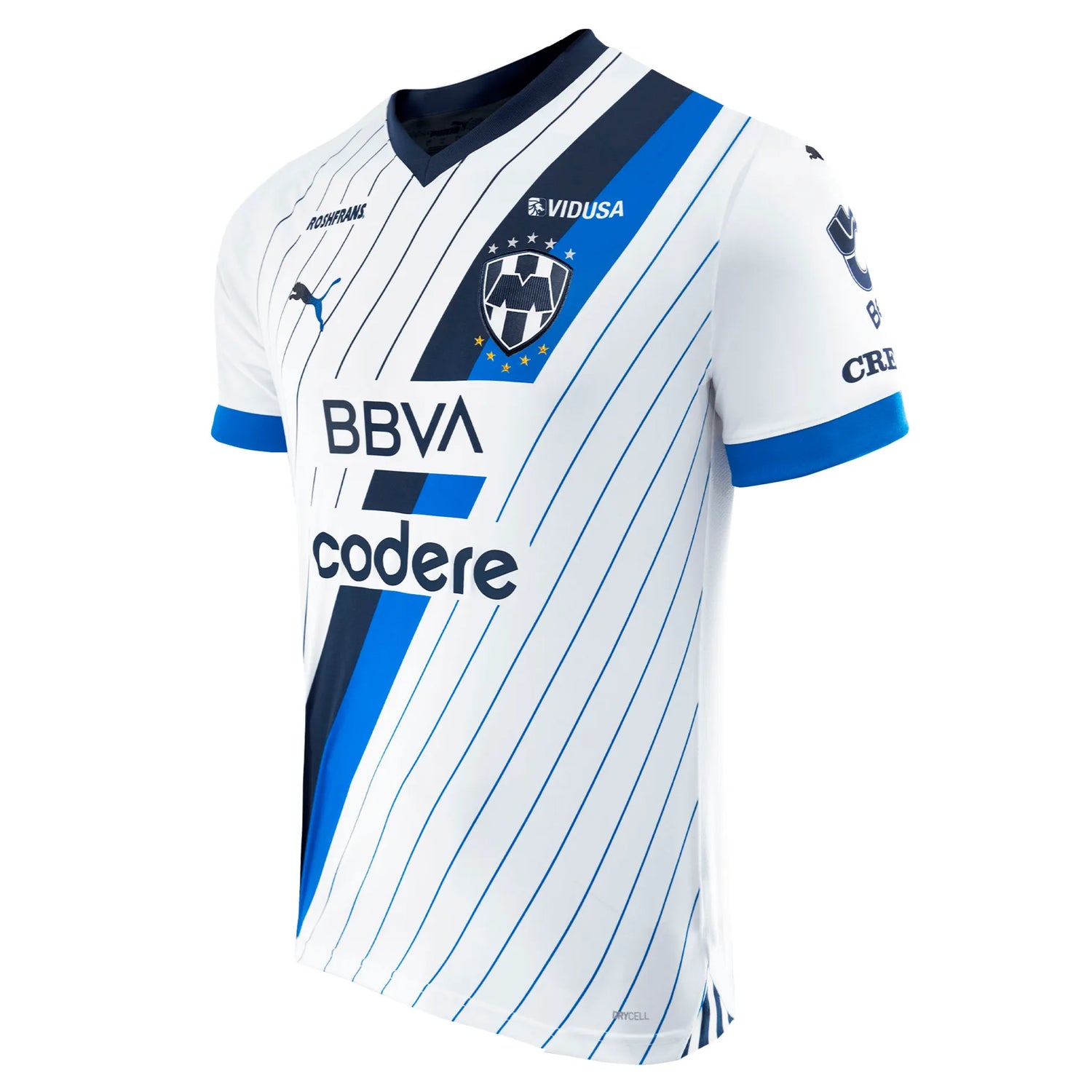 Puma 2023-24 Monterrey Men's Stadium Away Jersey (Lateral - Front)