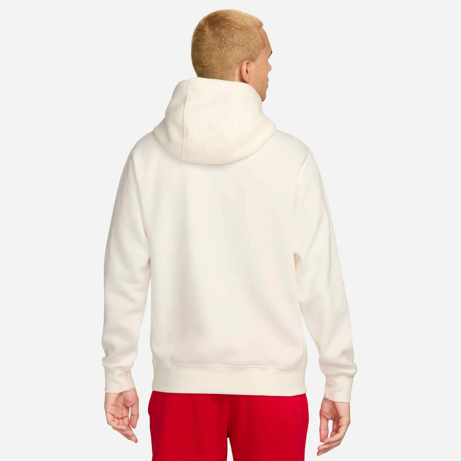 Nike 2024-25 Portugal Men's Fleece Pullover Hoodie (Model - Back)