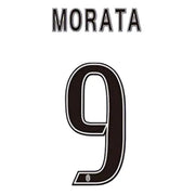 Juventus 2016/17 Home Morata #9 Jersey Name Set