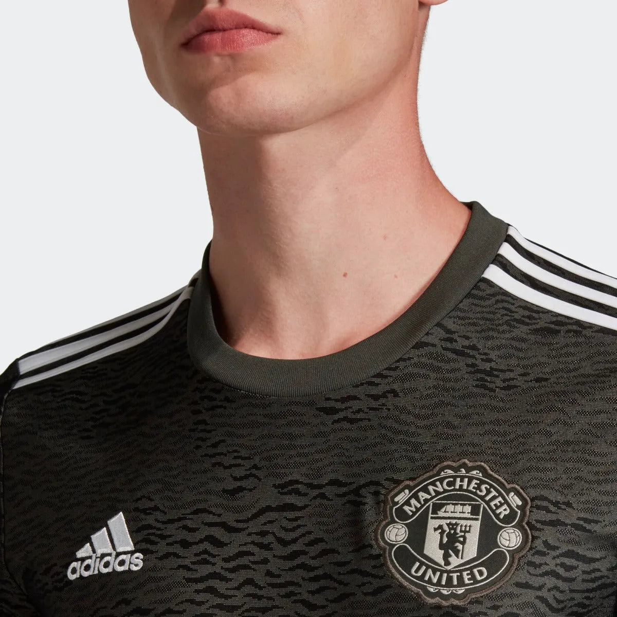 Adidas 2020-21 Manchester United Away Jersey - Green-Black