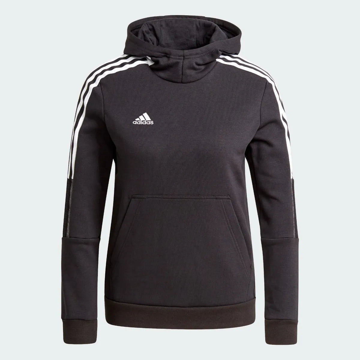 Adidas Tiro 21 Youth Sweat Hoody - Black-White