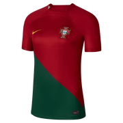 Nike 2022-23 Portugal Women's Stadium Home Jersey - Red-Green (Front)