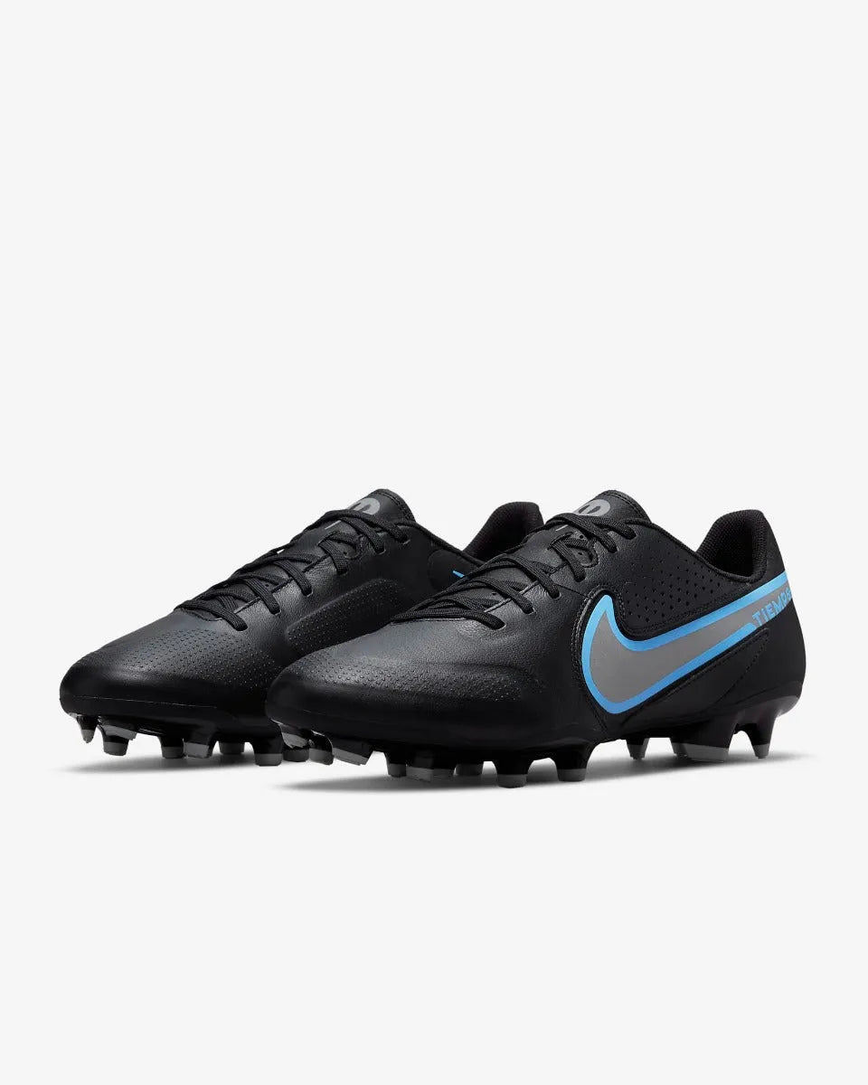 Nike Legend 9 Academy FG-MG - Black-Blue (Pair - Diagonal)