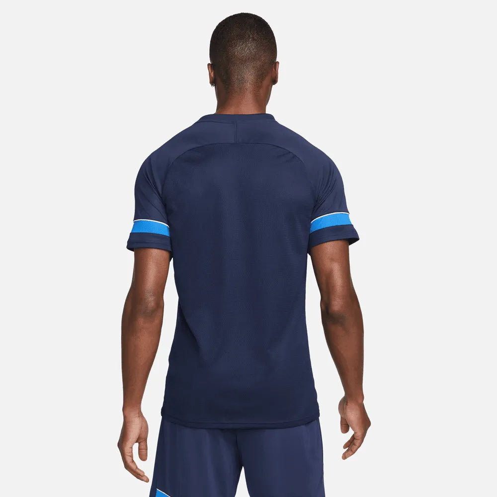 Nike Dri-Fit Academy Pro Short-Sleeve Training Top - Navy (Model - Back)
