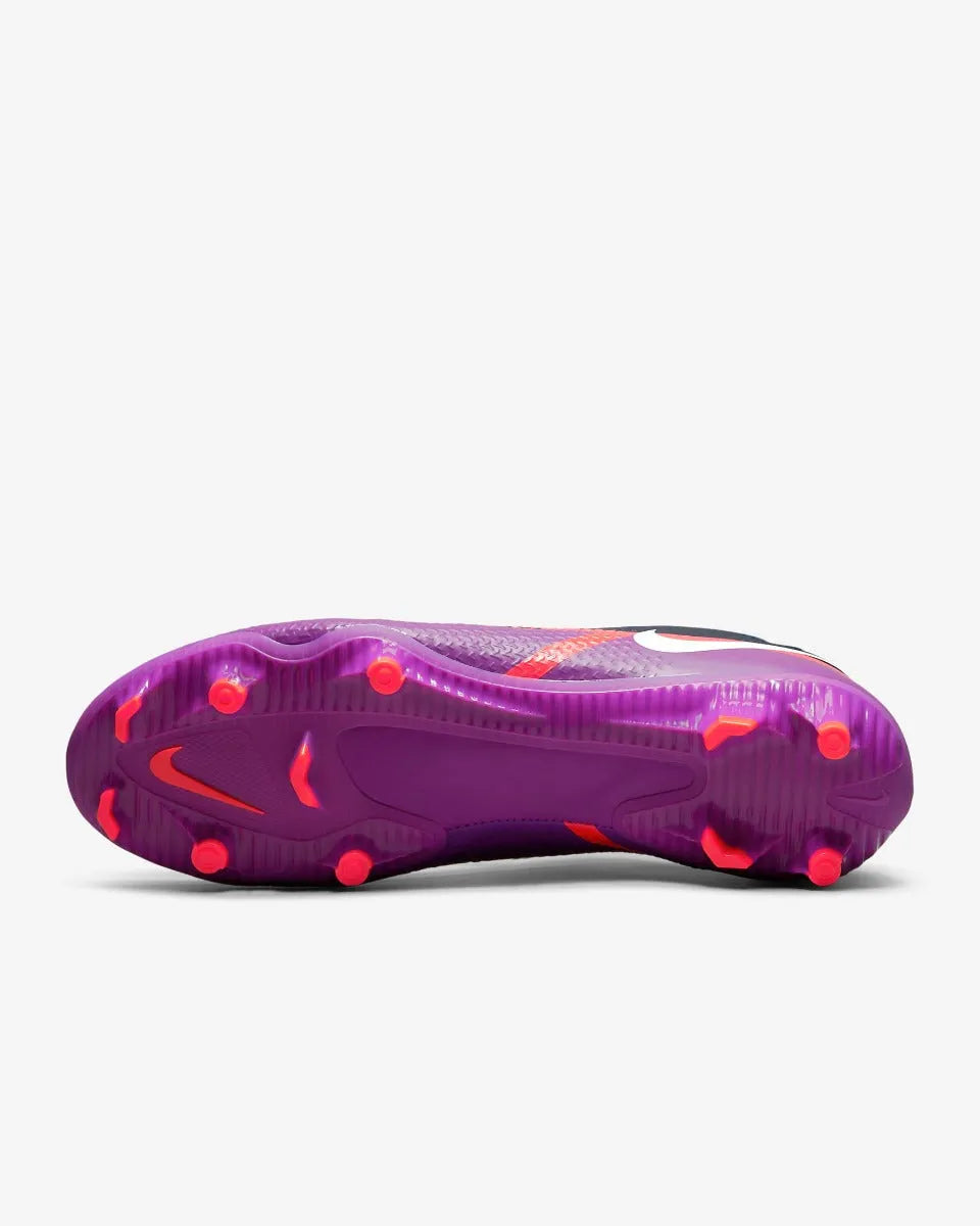 Nike Phantom GT2 Academy DF FG-MG - Navy-Purple-Crimson (Bottom)