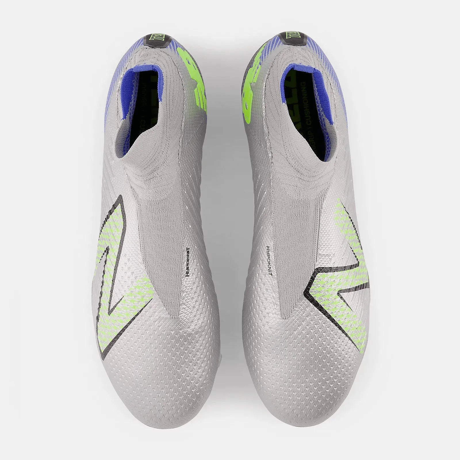 New Balance Tekela v4 Pro FG 2E Wide - Grey-Black (Pair - Top)